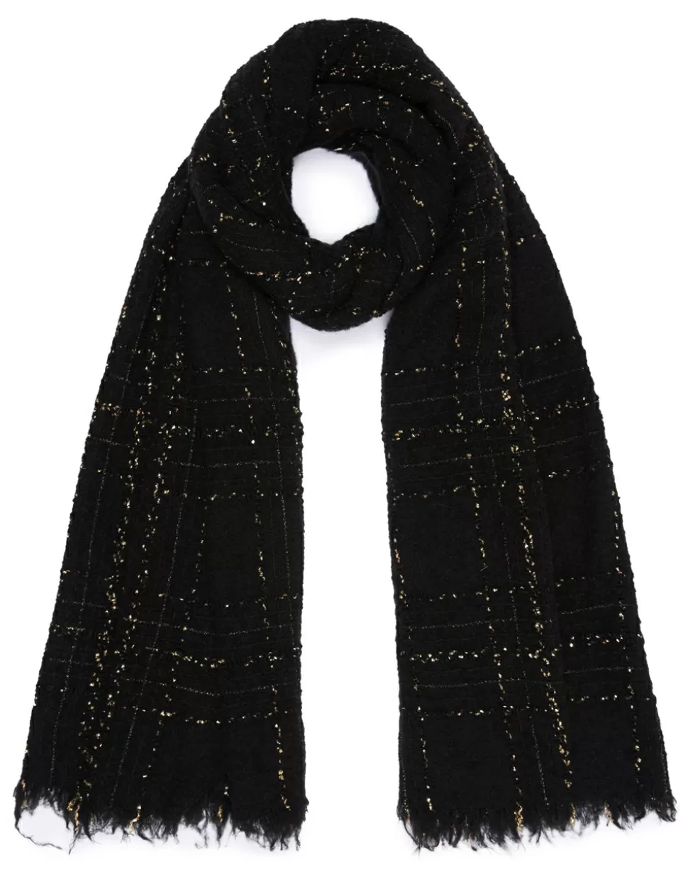 Faliero Sarti Sciarpe Da Cerimonia>Sciarpa In Cashmere E Lana Vergine Con Effetto Boucle - Diletta