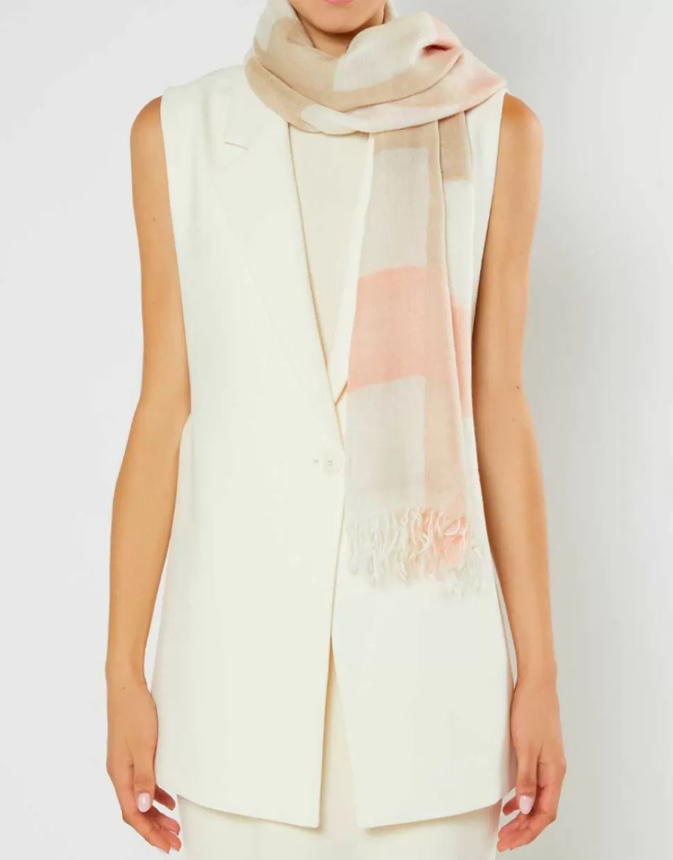 Faliero Sarti Sciarpe>Sciarpa In Misto Cashmere E Seta - Lolis