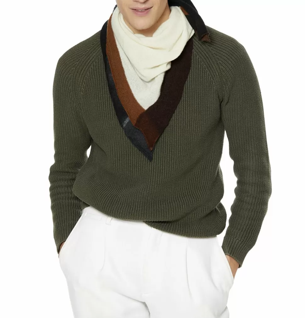 Faliero Sarti Sciarpe>Sciarpa Quadrata In Cashmere - Quadriel