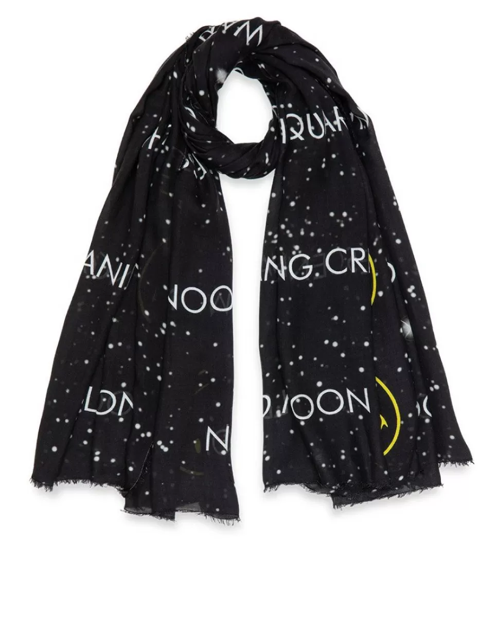 Faliero Sarti Sciarpe>Sciarpa Stampa Smiley - Moon