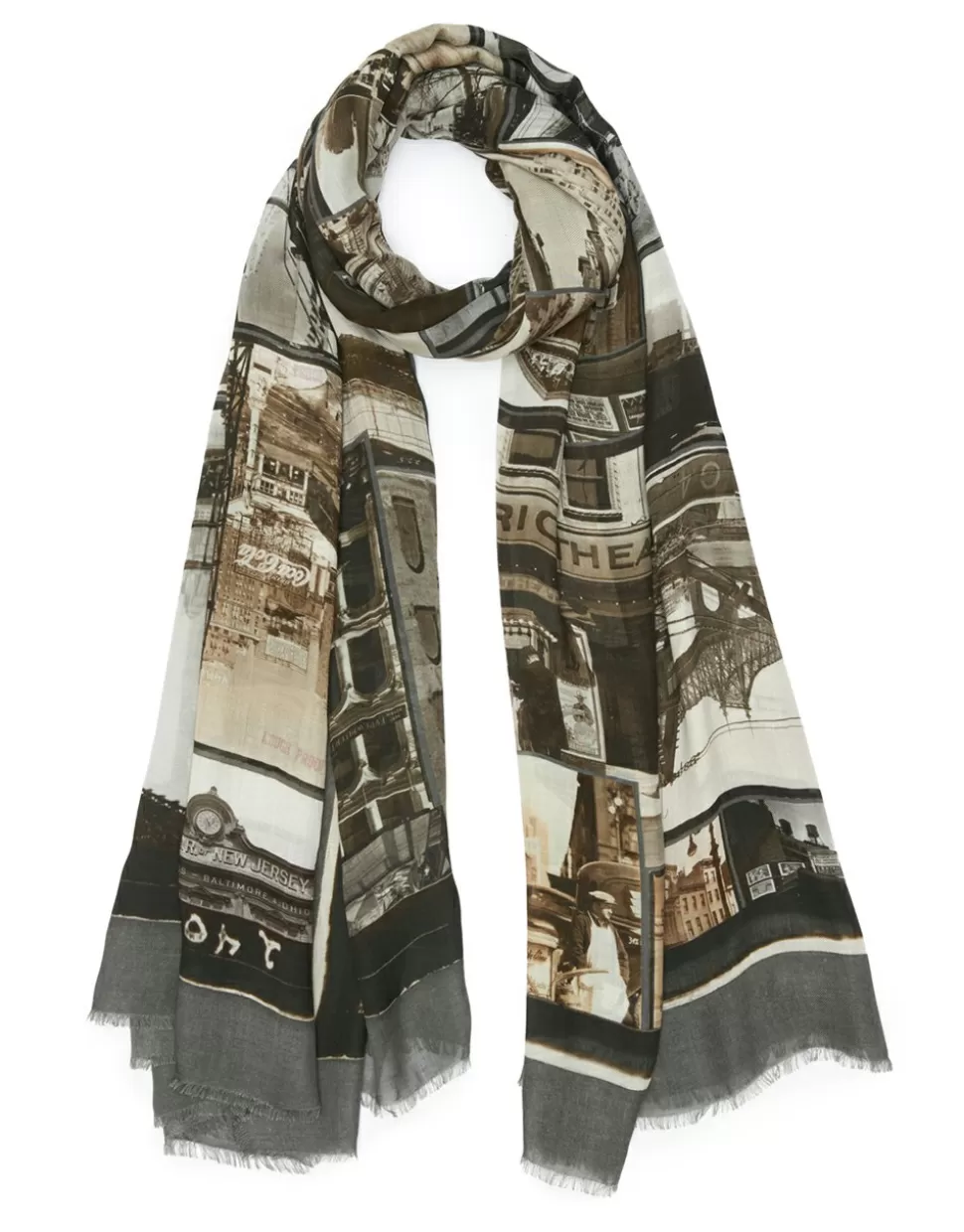 Faliero Sarti Sciarpe Uomo>Stola In Collaborazione Con The New York Public Library - Big Roll