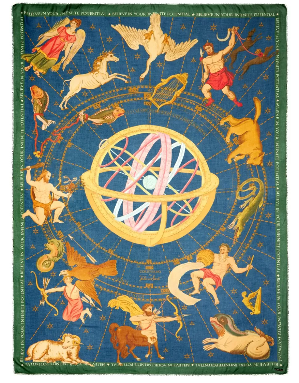 Faliero Sarti Sciarpe>Stola Stampa In Collaborazione Con Coreterno - Zodiac